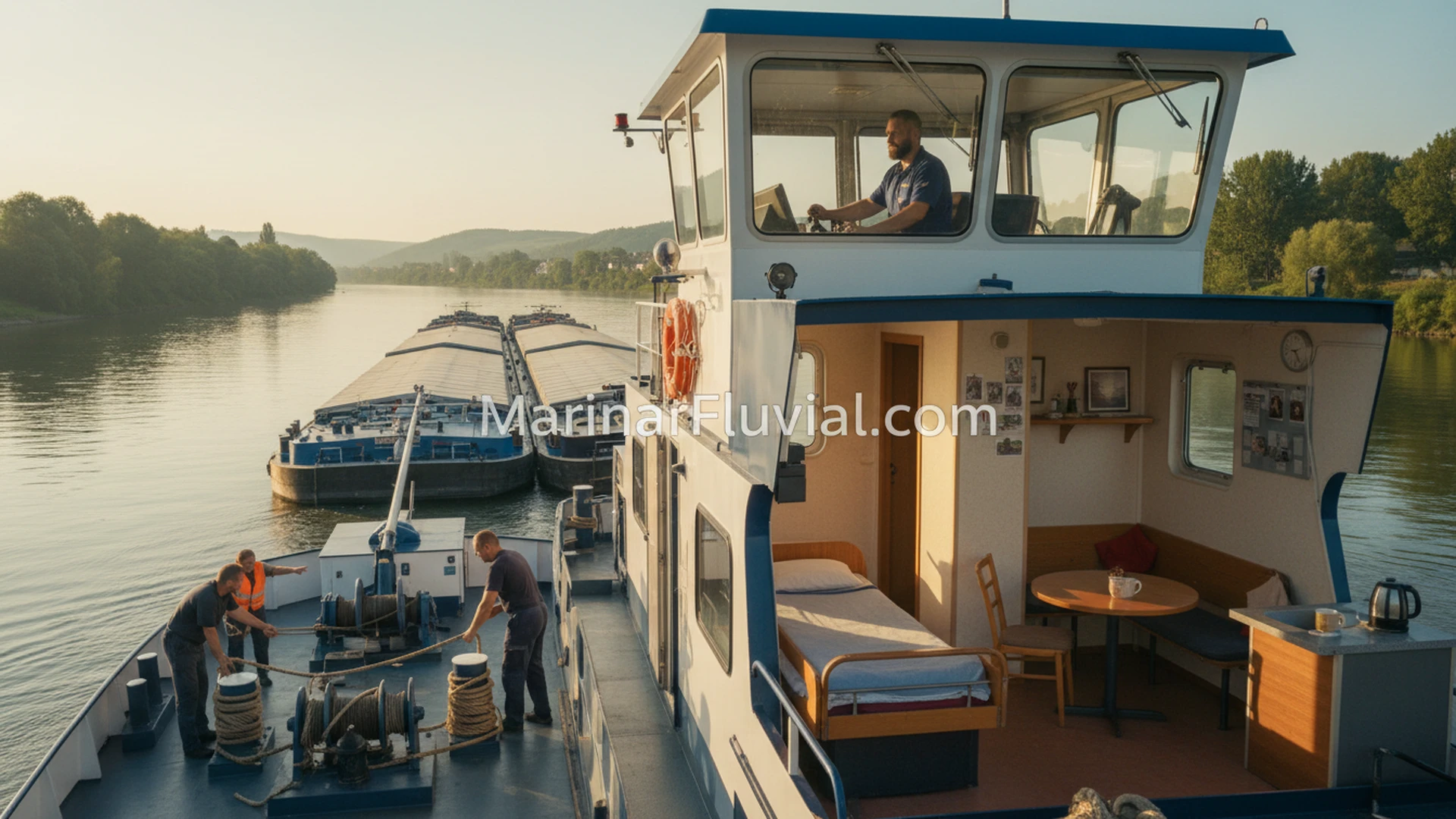 Viața la bordul unei nave fluviale: programul marinarului, cabinele, munca și traiul în voiaj Viața la bordul unei nave fluviale: programul marinarului, cabinele, munca și traiul în voiaj